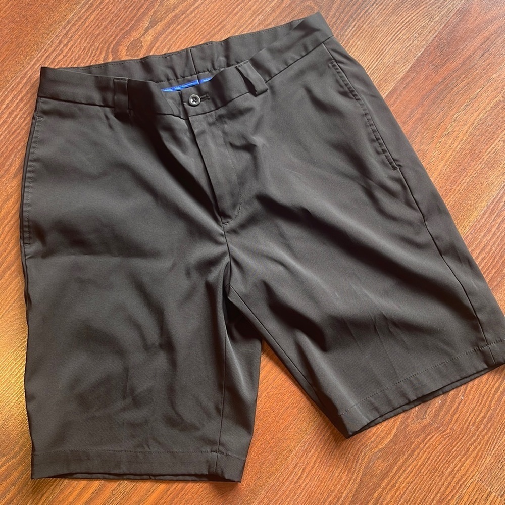 SLAZENGER Men’s Bermuda Golf Shorts Black Size 32